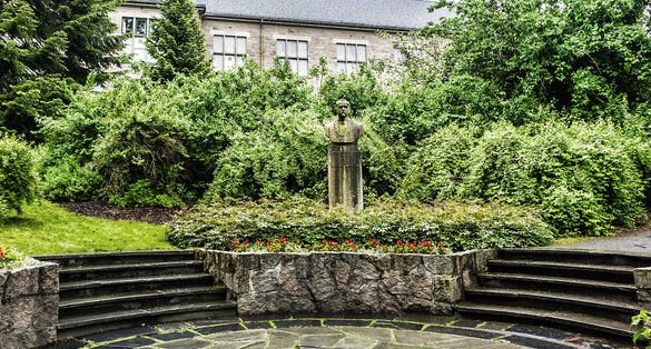 Natural History Museum (1868), Botanical Garden (free entrance). Botanical Garden and museums within it are among Oslo's most popular attractions for tourists and local visitors. Oslo, Norway.