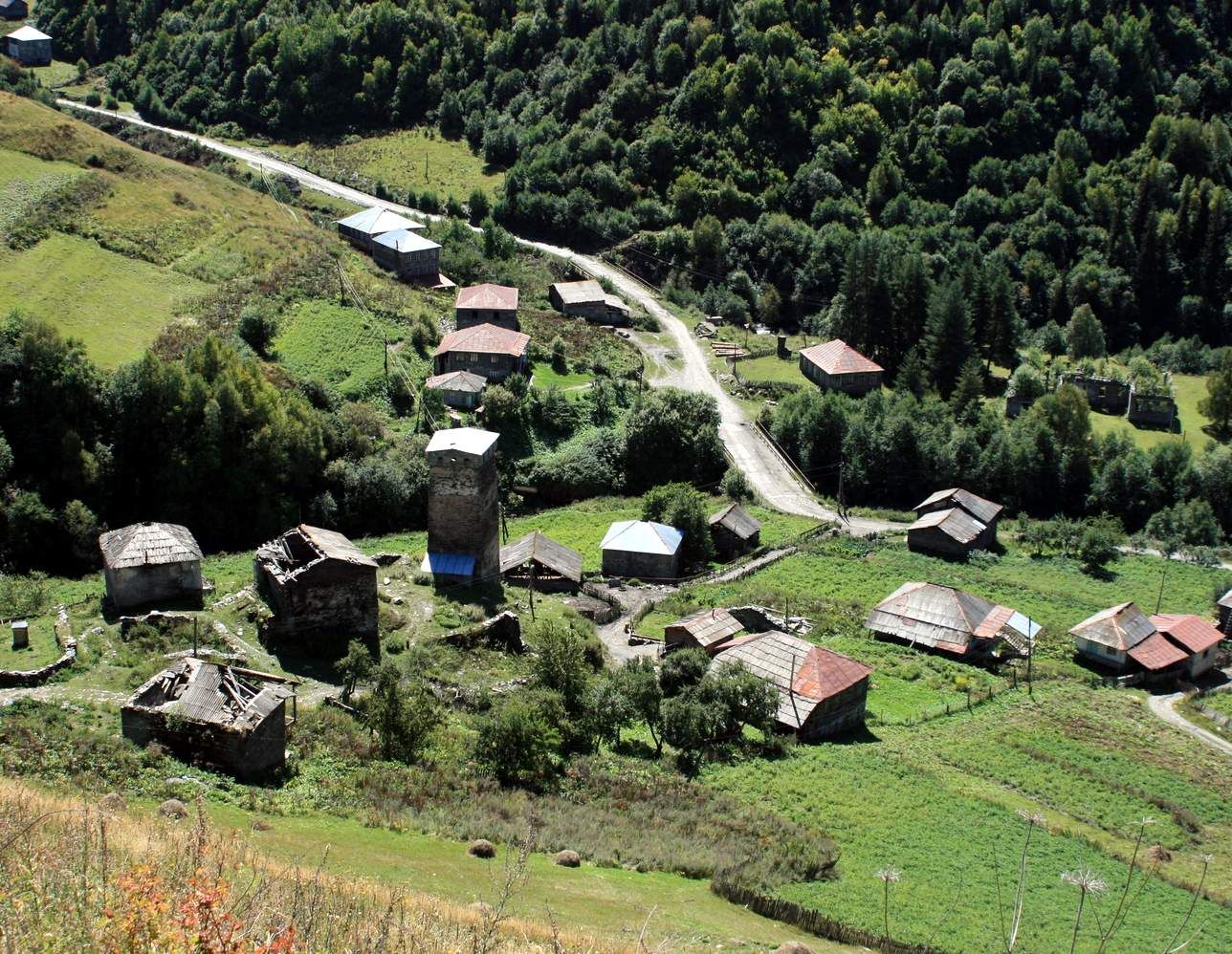 Mestia - region in Georgia