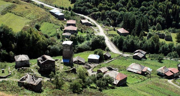 Mestia - region in Georgia