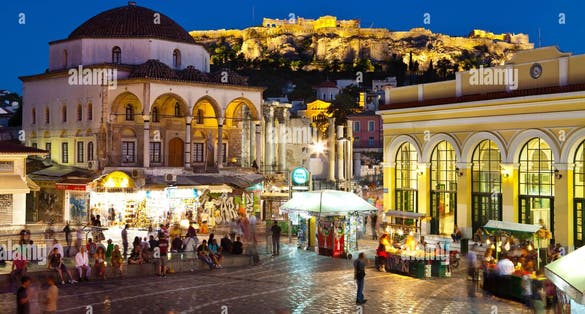 photo of view of Monastiraki Square 6, Athens, Greece.