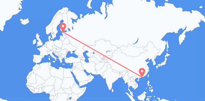 香港 目的地 爱沙尼亚