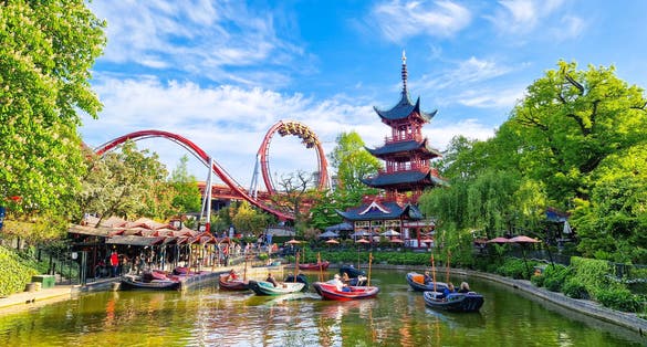 Photo of Tivoli Gardens is Copenhagen's famous and magical theme park.