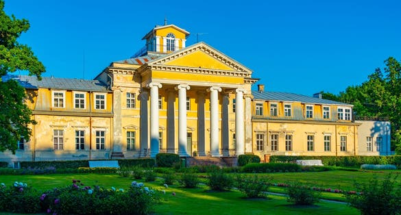 Krimulda castle near Sigulda in Latvia.