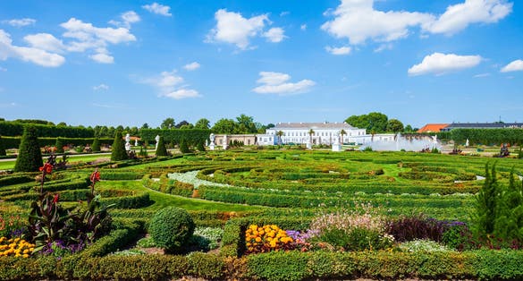 Photo of Herrenhausen Gardens of Herrenhausen Palace located in Hannover, Germany.