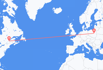 Québec nach Warschau