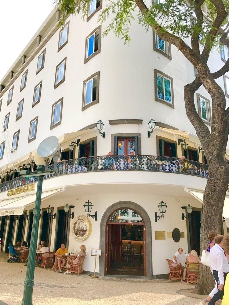 Golden Gate Grand Café in Funchal,Portugal.