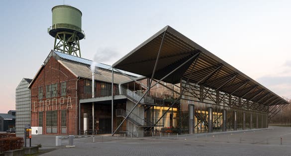 photo of view of Bochum city, Germany. Industrial heritage of Ruhr region. Former coal mine, Bochum, Germany.
