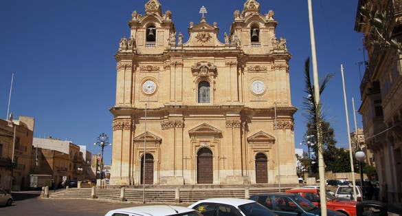 Saint Helen Collegiate Basilica in Birkirkara (B'kara), Malta.
