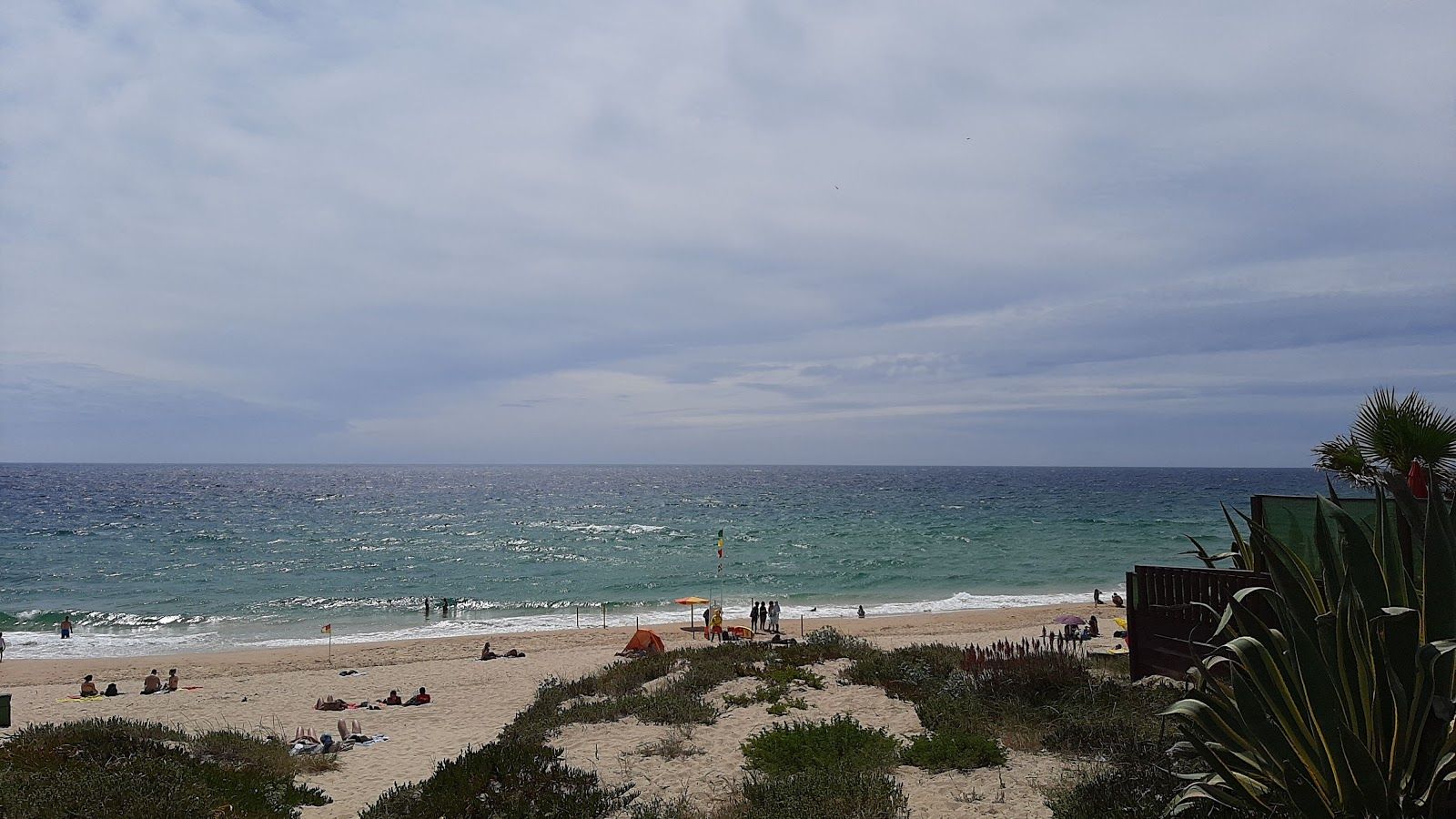 Praia Fonte da Telha, Fonte da Telha, Costa da Caparica, Almada, Setúbal, Setúbal Peninsula, Área Metropolitana de Lisboa, Portugal