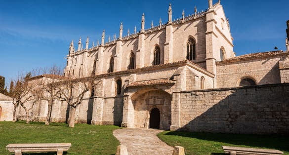 Photo of Cartuja de Miraflores monastery, Burgos, Castilla y Leon Spain .
