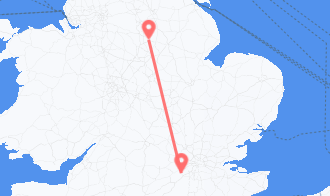 Train tickets from Byfleet to Mansfield