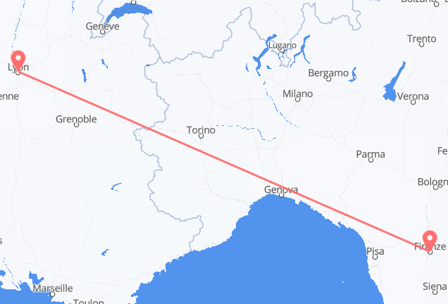 Firenze a Lione