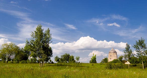 old mill between Zeitz and Zwenkau, Thuringia