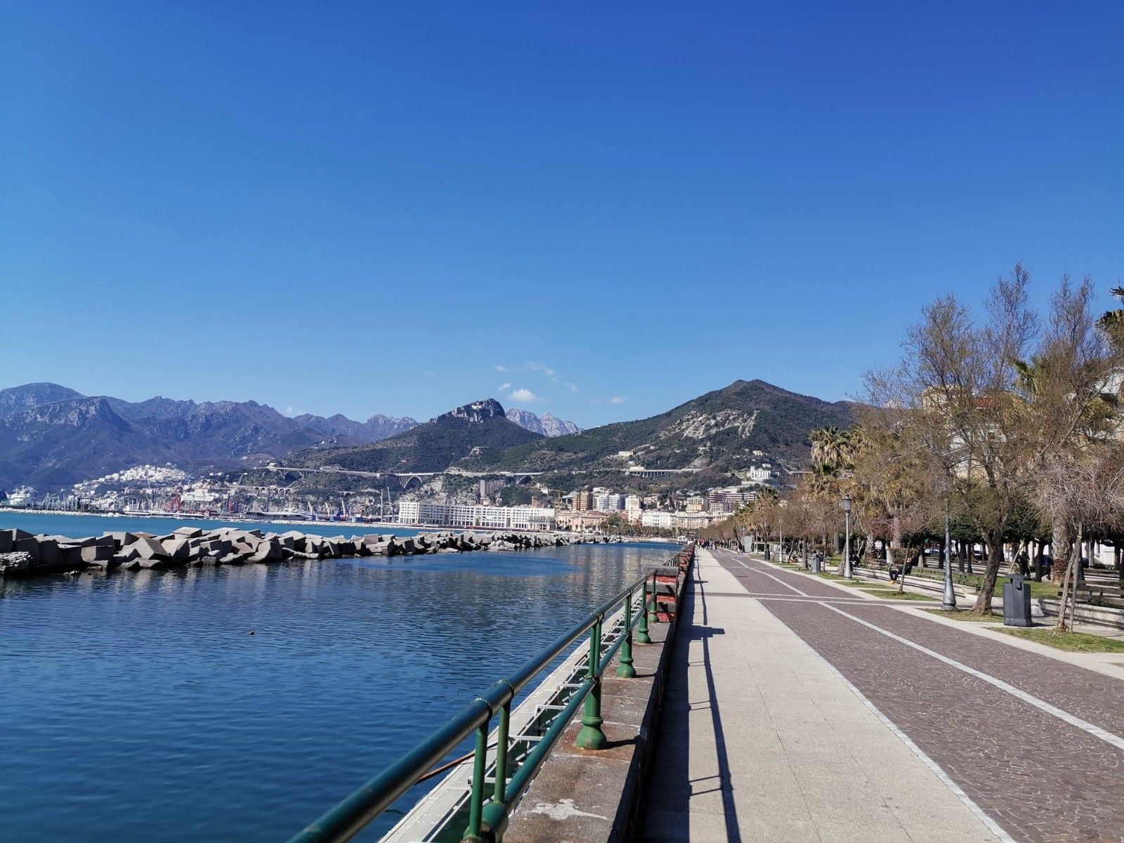 Lungomare di Salerno, Salerno, Campania, Italy