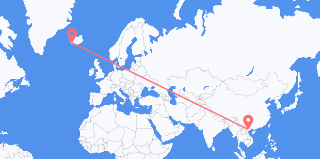 越南 目的地 冰岛