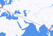 Phnom Penh to Paris