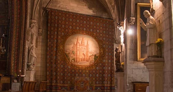 19th century Choir carpet