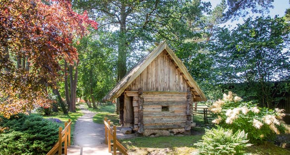 Open air museum in Ventspils, Latvia.