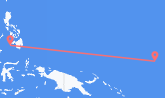 Bairiki to Zamboanga City