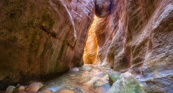 Photo of amazing Avakas gorge, nature landscape, Cyprus.