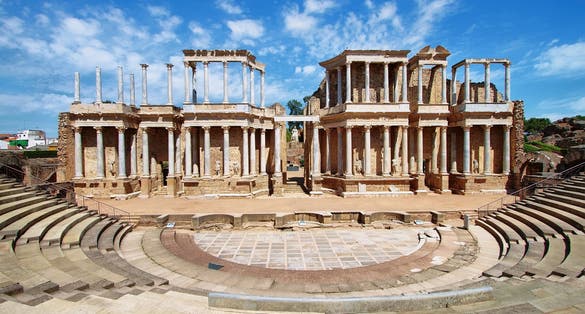 photo of view of Merida, Spain.