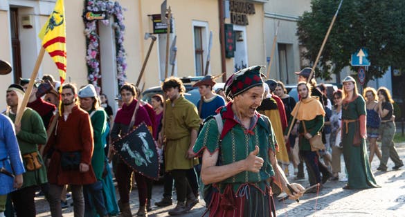 The Medieval Festival in Oradea, Romania.