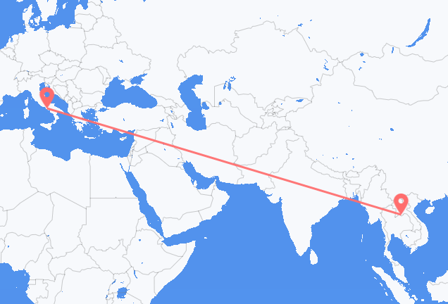 Vientiane to Naples