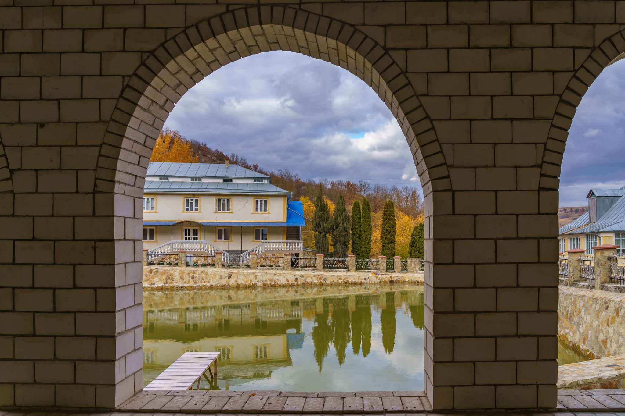Photo of Călărășeuca monastery, Moldova.