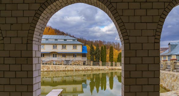 Photo of Călărășeuca monastery, Moldova.