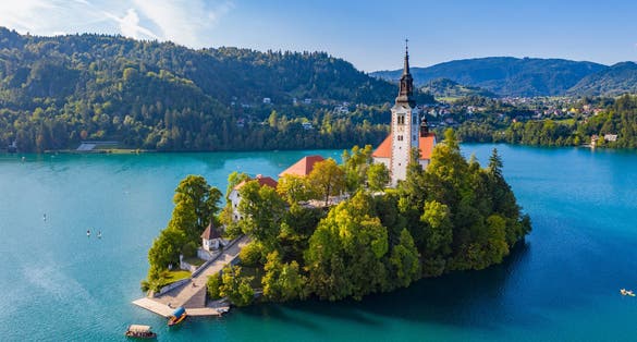 Photo of Bled , Slovenia .