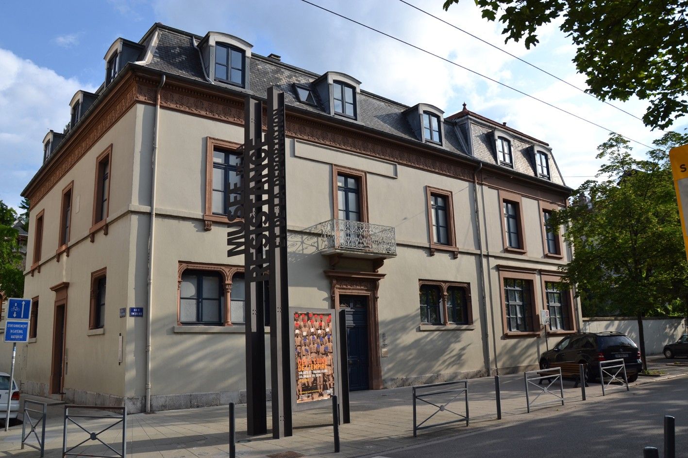 Photo of morning cityscape view with mountains, river and bridge in Grenoble city on the south-east of France.