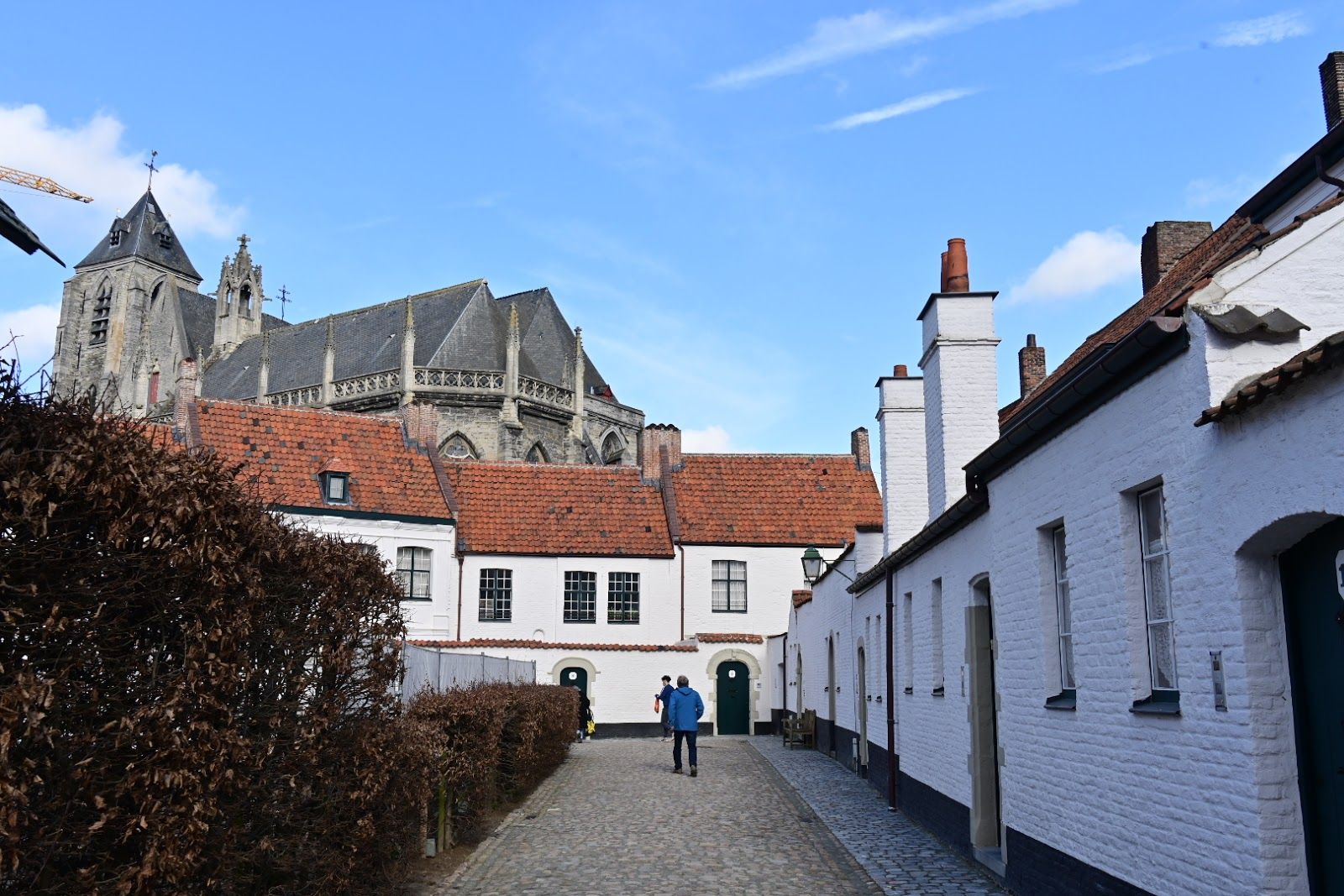 Beguinage of Courtrai, Kortrijk, West Flanders, Flanders, Belgium