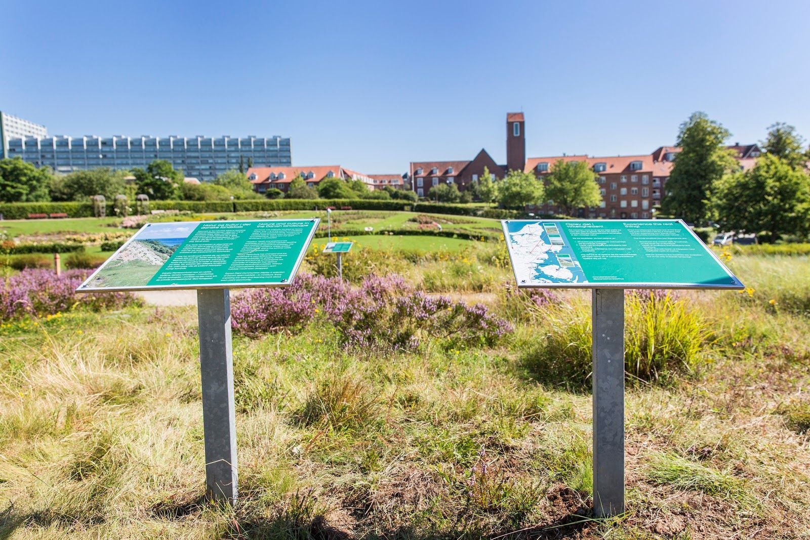 Greenhouses in the Botanical Garden, Aarhus Municipality, Central Denmark Region, Denmark