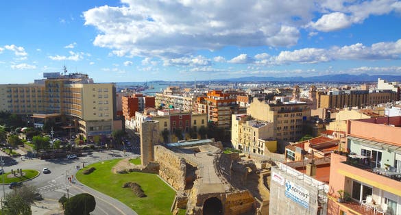 photo of view of Tarragona, Spain.