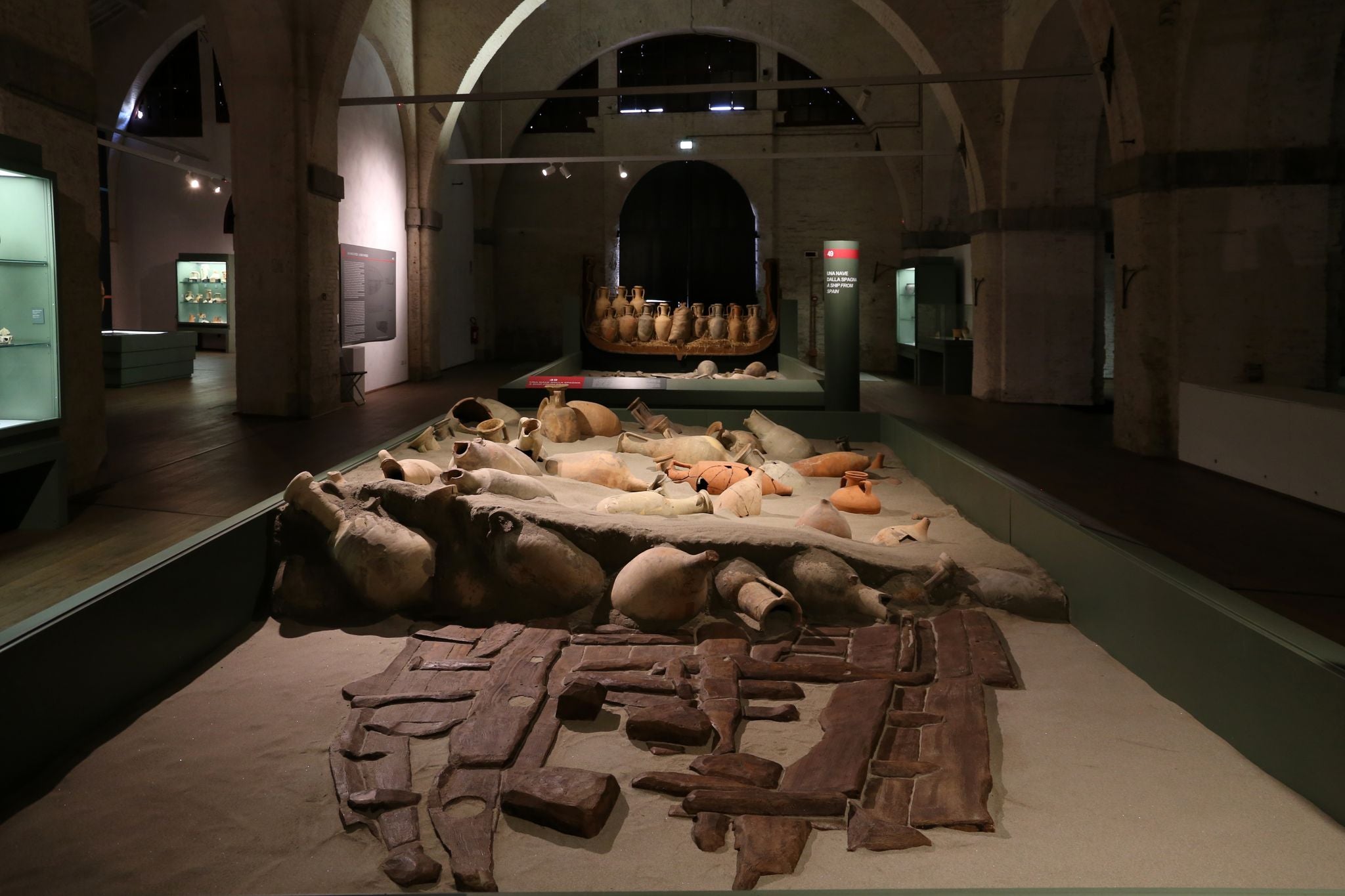 Museo delle navi antiche di Pisa,Italy.