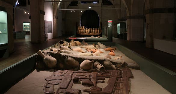 Museo delle navi antiche di Pisa,Italy.