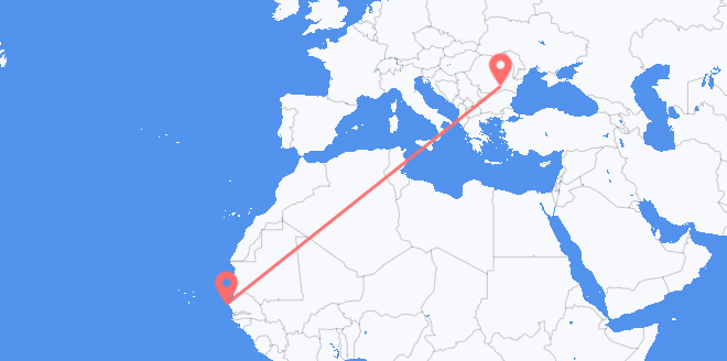 le Sénégal pour la Roumanie