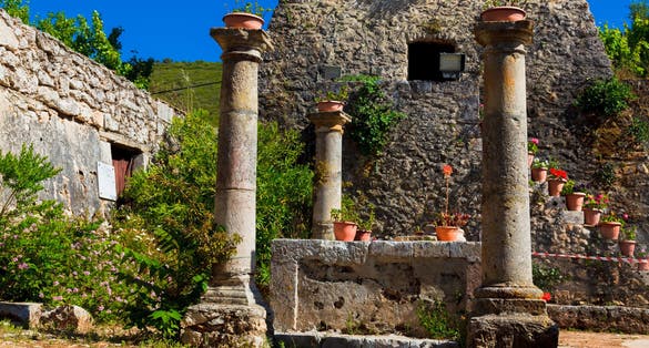 photo of viewThe Monastery Anafonitria. Zante. Greece.