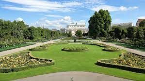 photo of view of Burggarten, Vienna, Austria.