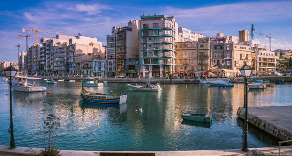St julian, Sliema bay, Malta