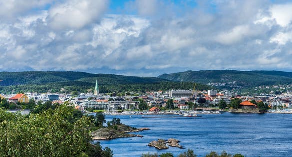 Photo of Norway, Kristiansand from Oderoya.