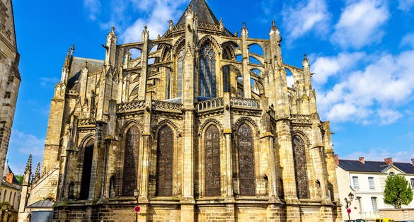 Photo of Saint Gatien's Cathedral in Tours ,France.