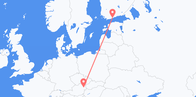 Österreich nach Finnland