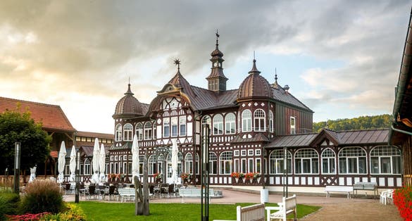 photo of view of Old city, Bad Salzungen, Thueringen, Germany.