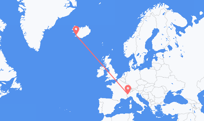 Turin to Reykjavik