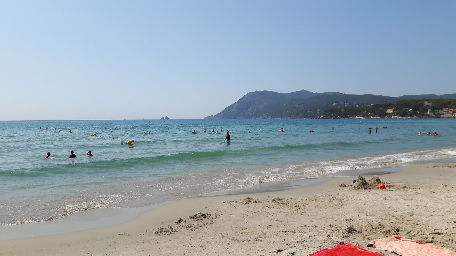 Sablettes Beach, La Seyne-sur-Mer, Toulon, Var, Provence-Alpes-Côte d'Azur, Metropolitan France, France