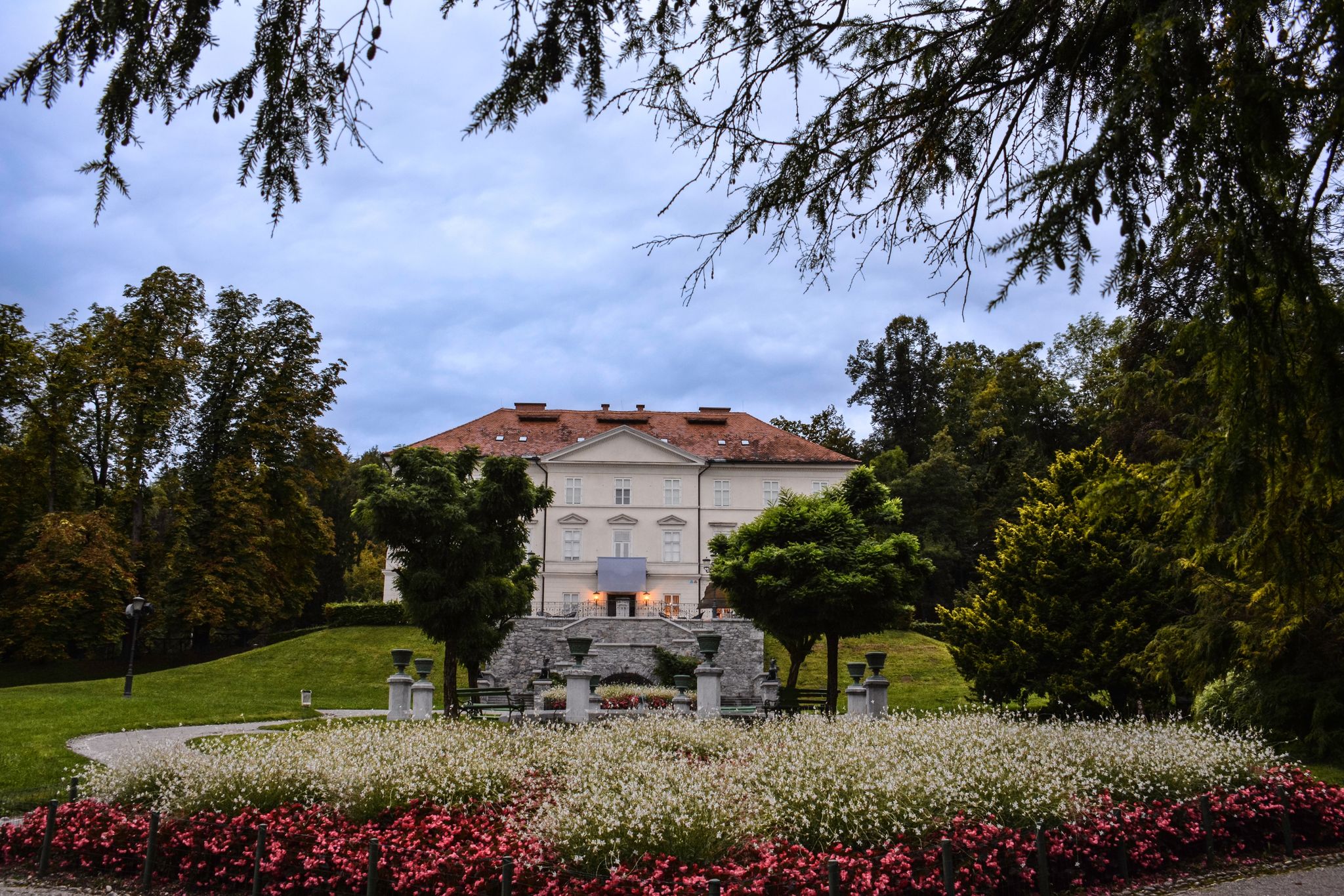 Scenic View of Tivoli Park in Ljubljana, Slovenia