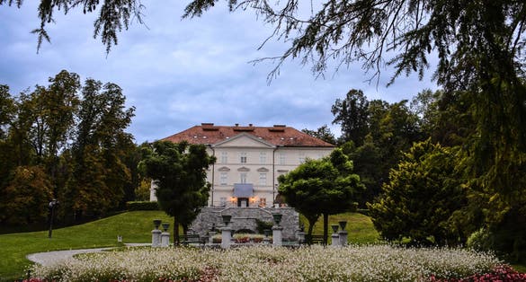 Scenic View of Tivoli Park in Ljubljana, Slovenia