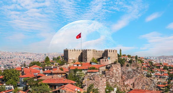 Photo of Ankara Castle ,Turkey.