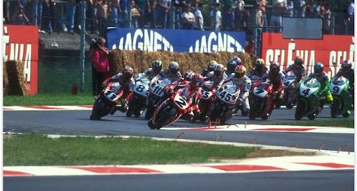 photo of view of autodromo nazionale di Monza, Monza Circuit, Italy.